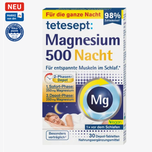 أقراص المغنيسيوم الليلي500مل / Comprimés de Magnésium Nuit 500mg pour la nuit